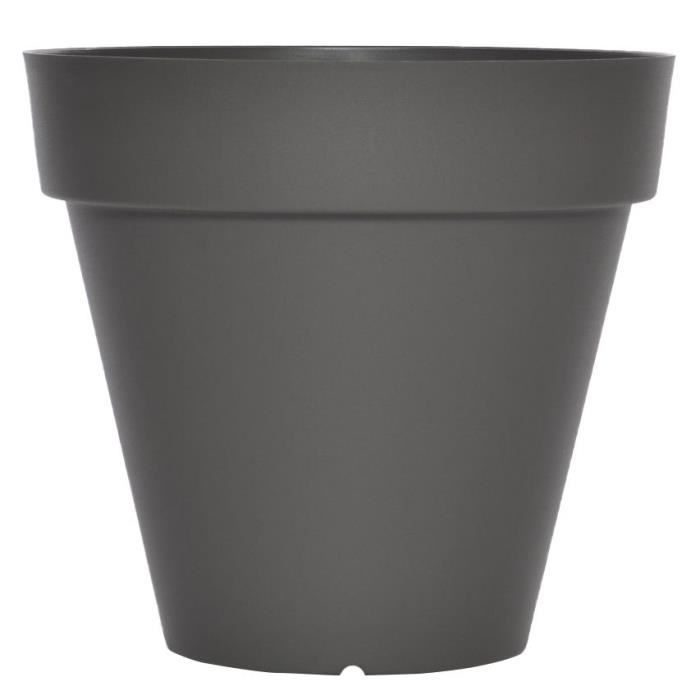 Maceta - RIVIERA - SOLEILLA Redonda - Ø 49 x H 44,8 cm - Gris