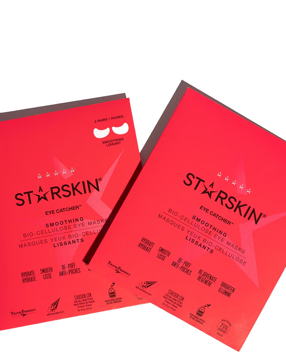 STARSKIN ESSENTIALS EYE CATCHER™ IZLĪDZINOŠĀS BIO-CELULOZES ACU MASKAS