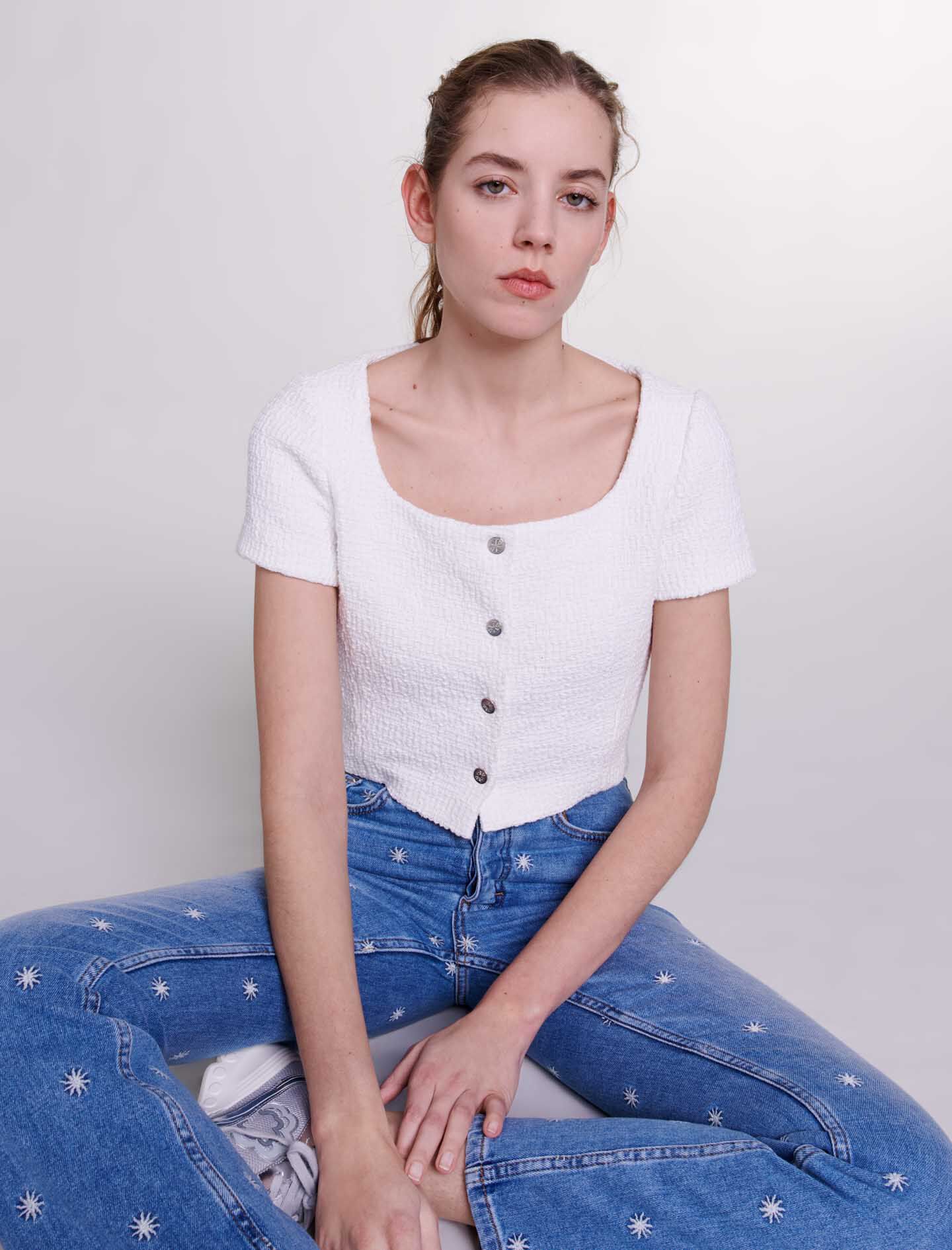 Tweed top - Onbewerkt