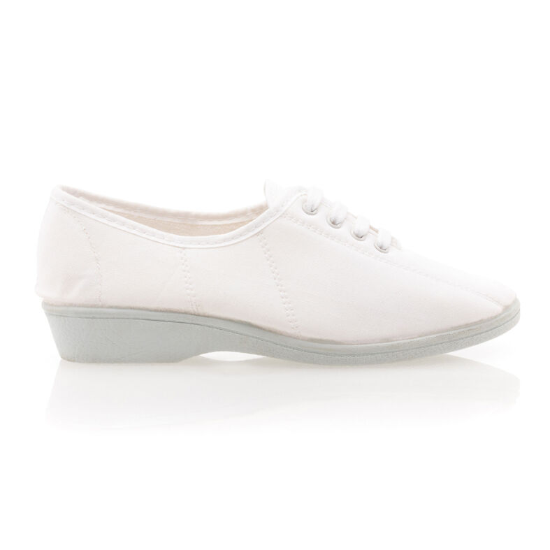 Weiße Komfortschuhe für Damen