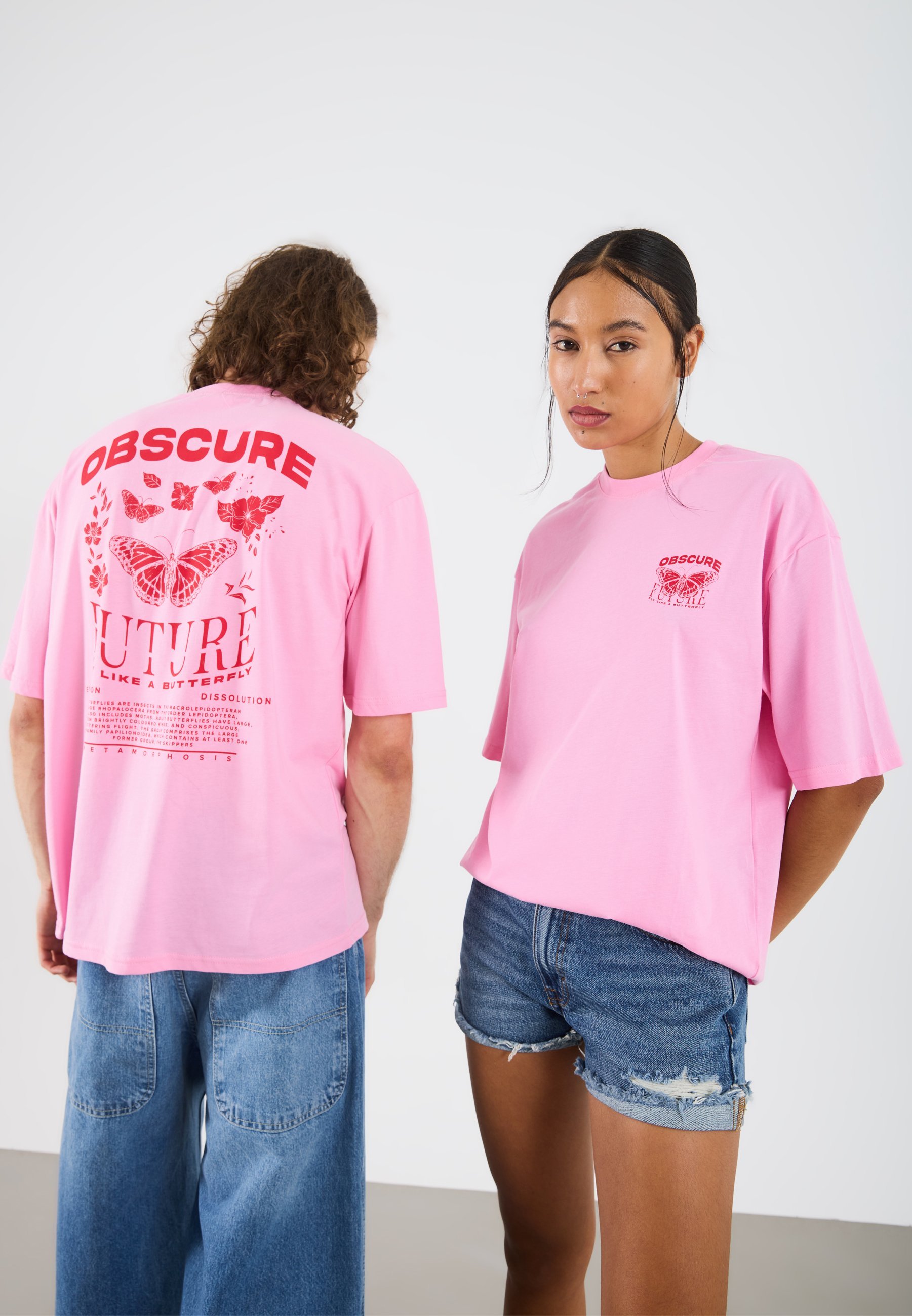 YOURTURN UNISEX - T-shirt stampata - rosa