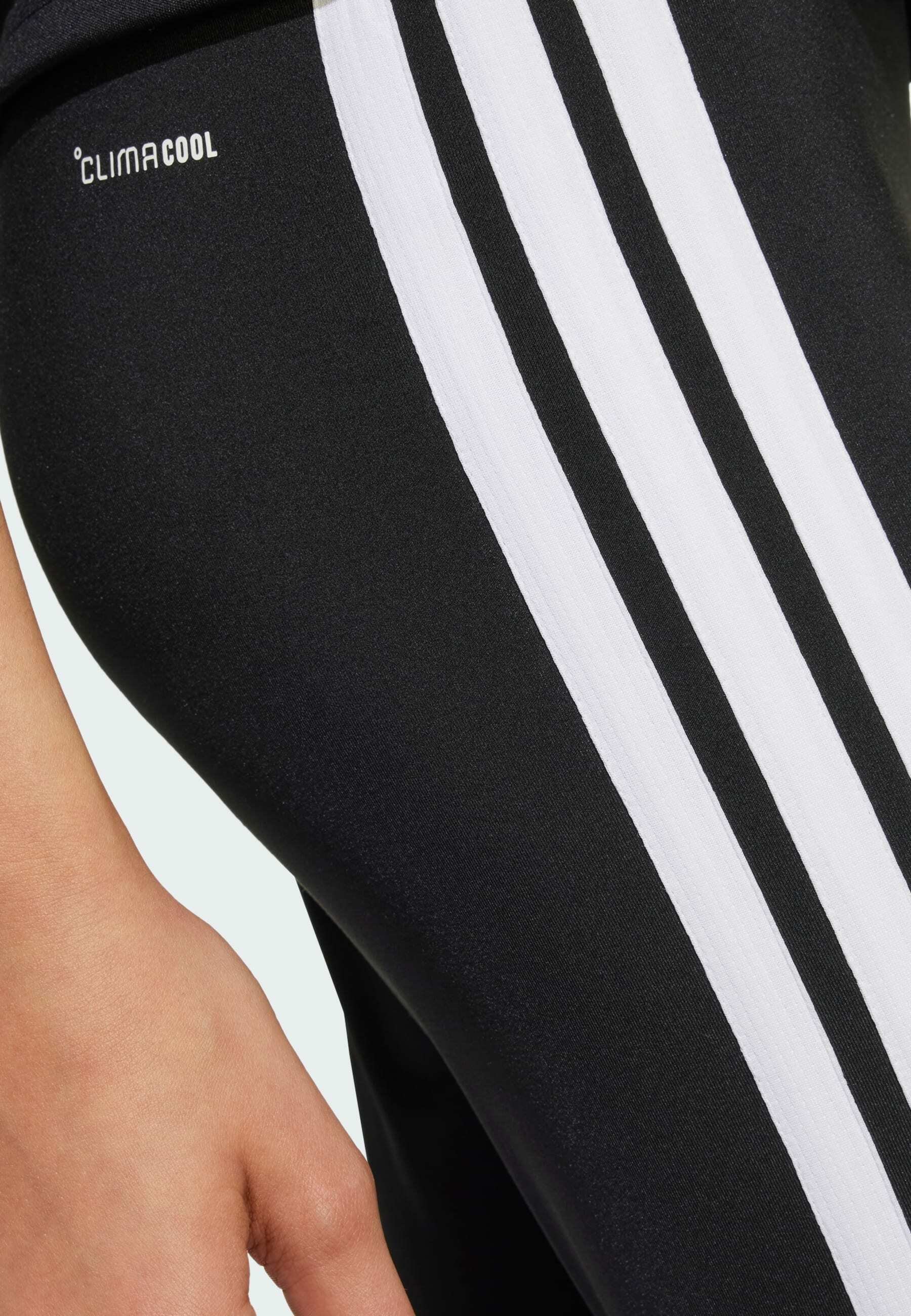 adidas Performance ESSENTIALS 3-STRIPES KIDS - Leggings - zwart wit