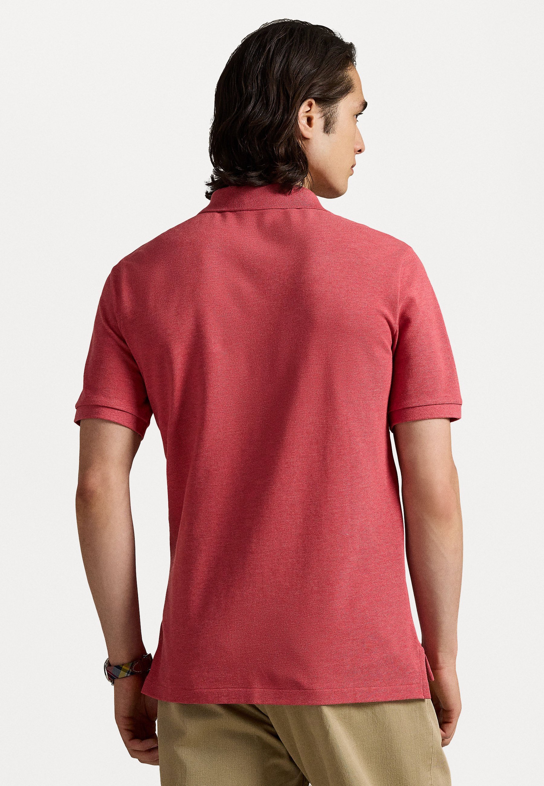 Polo Ralph Lauren Polo shirt met korte mouwen - carneoolrood gemêleerd
