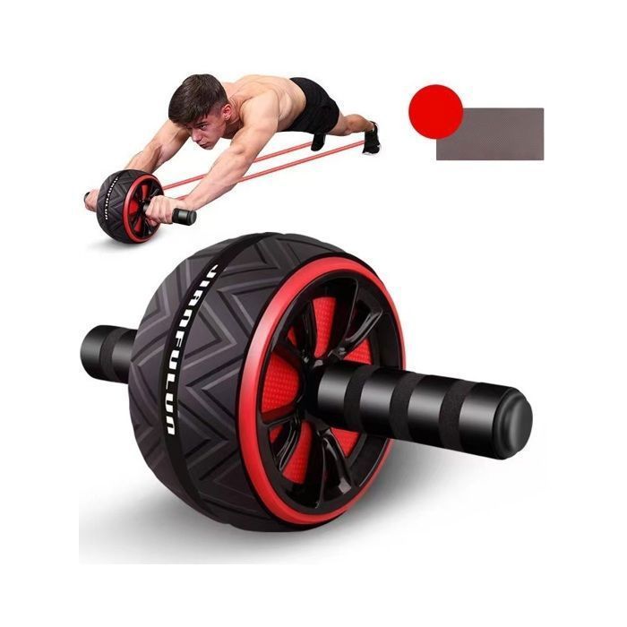 Rueda abdominal multifuncional: entrenamiento completo en casa, para todos los niveles.