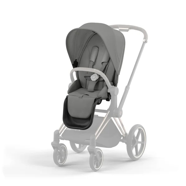 Cybex Priam V4 kinderwagenset Mirage Grey, frame matzwart