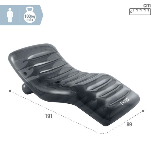 Premium oppustelig pool liggestol 191x99 cm Intex