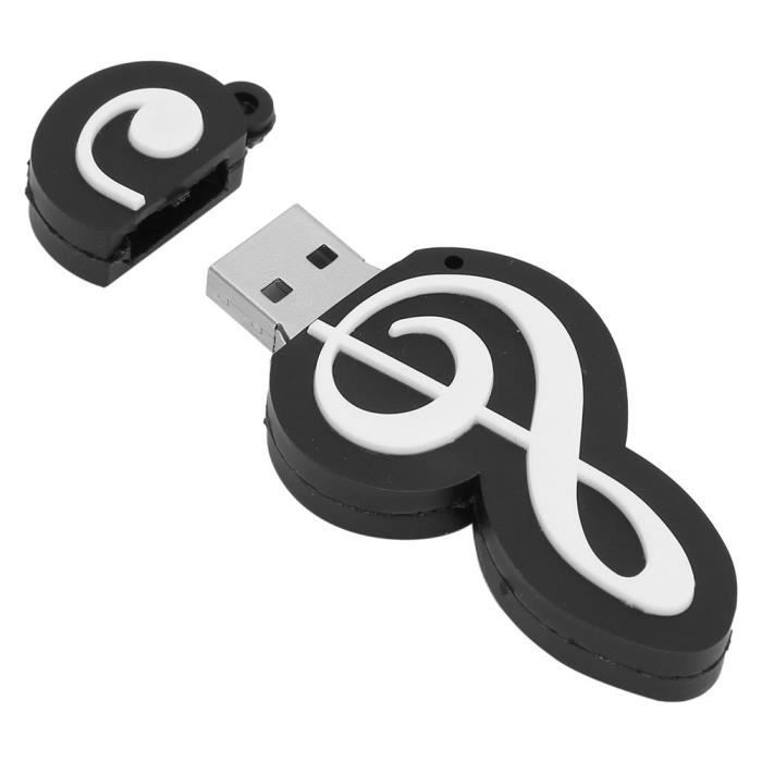 USB Flash Drive - DILWE - 64GB - Black - Compatible with Windows and Mac - Original Design