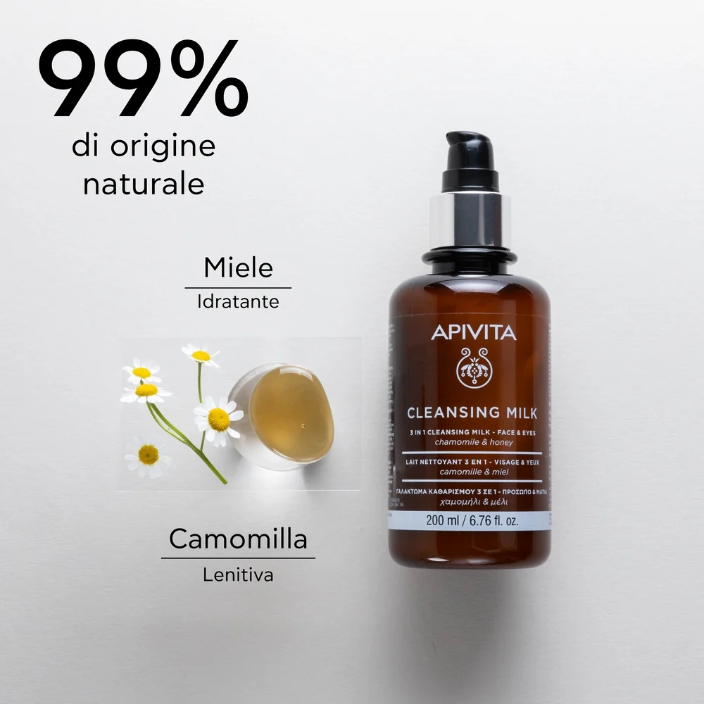 Detergenti e Struccanti Latte Detergente 3in1 – Viso e Occhi - Latte detergente viso