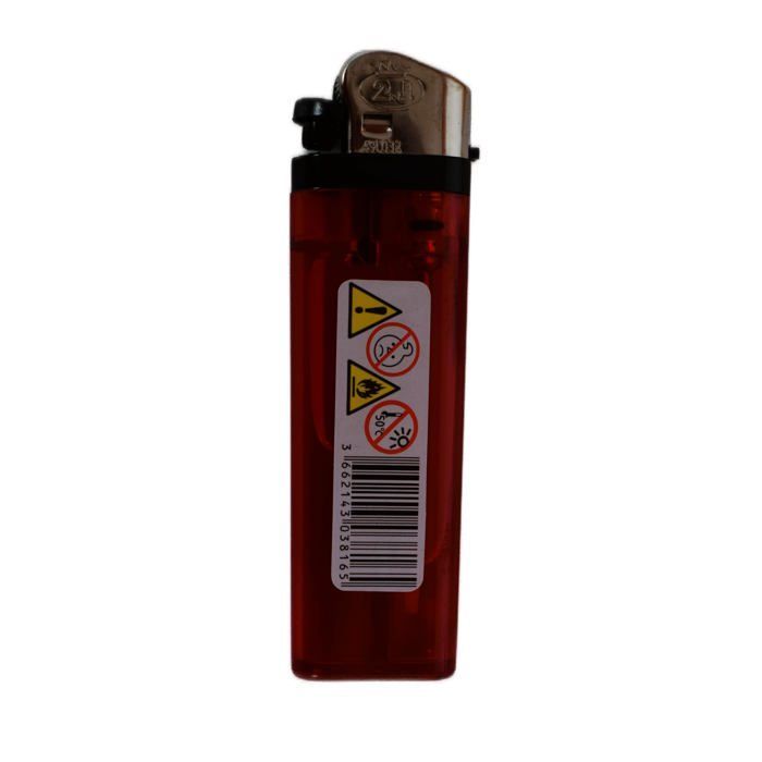 Lot de 50 Briquets A Roulette 2.J.Translucide Rechargeables Briquet Slim Gaz a Pierre,Et Pas Cher, Multicolore Fumeur