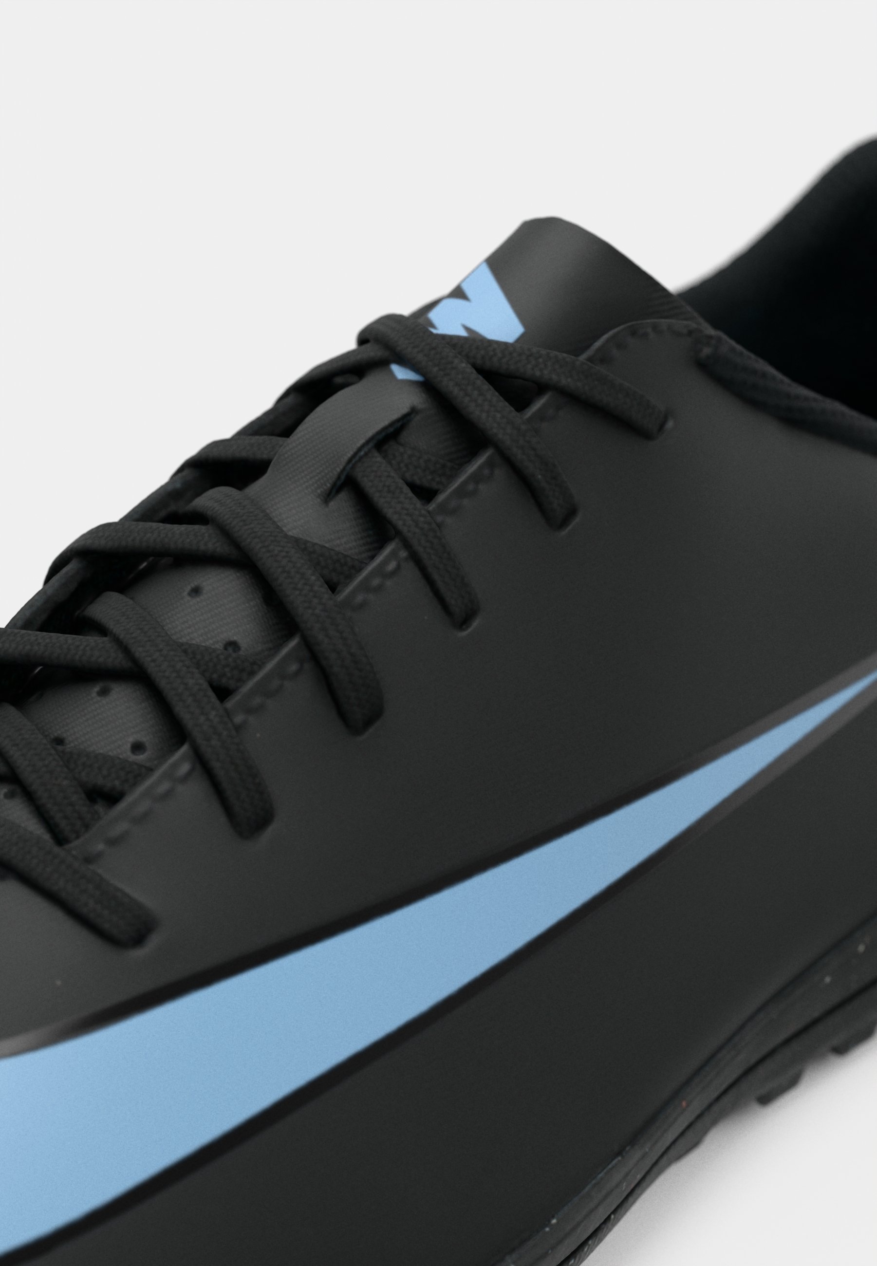 Chaussures de football Nike Performance MERCURIAL VAPOR 16 CLUB TF - Terrain synthétique - noir/bleu glacier