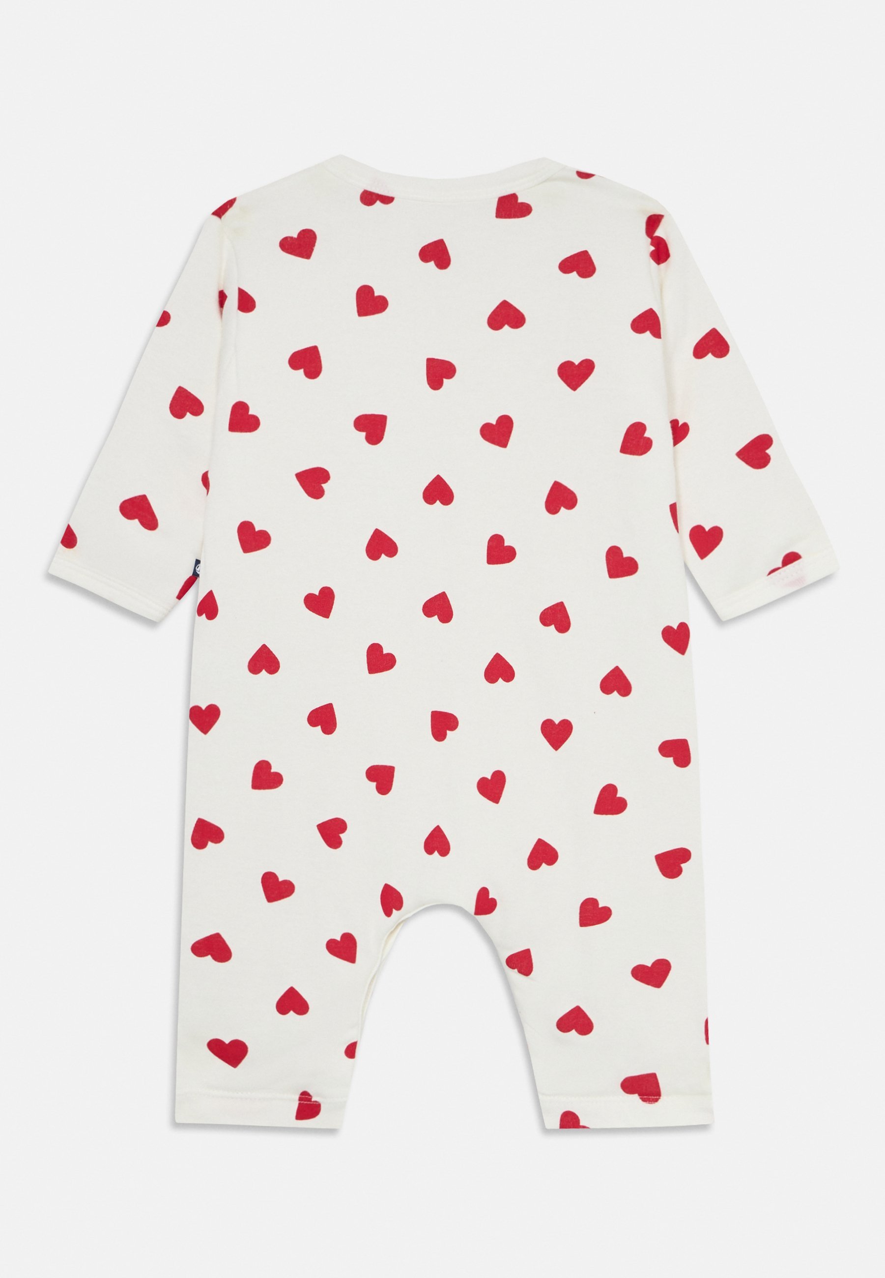 Petit Bateau NEWBORN COMBINAISON LONGUE COTE UNISEX - Jumpsuit - marshmallow/terkuit