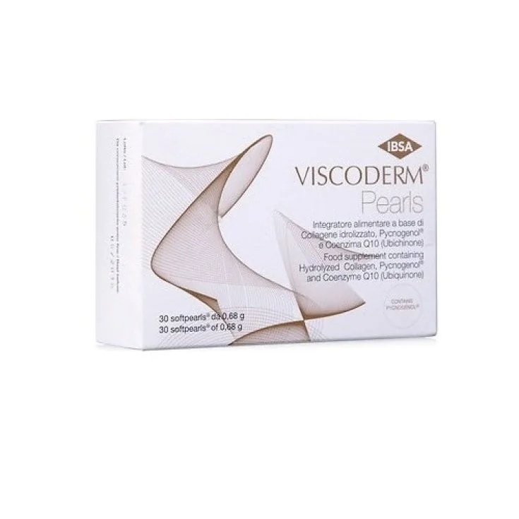 IBSA Viscoderm Pearls Complément alimentaire pour le soin de la peau 30 capsules