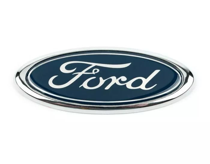 Ford-Autoemblem – 115 mm – Passend für Fiesta, Focus, Transit – Selbstklebend – Neu