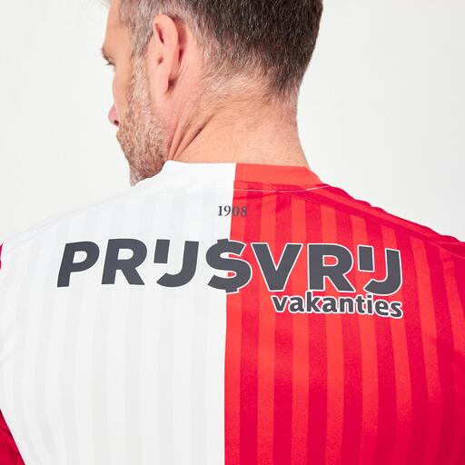  Uniforme do Feyenoord para jogos em casa, temporada 23/24