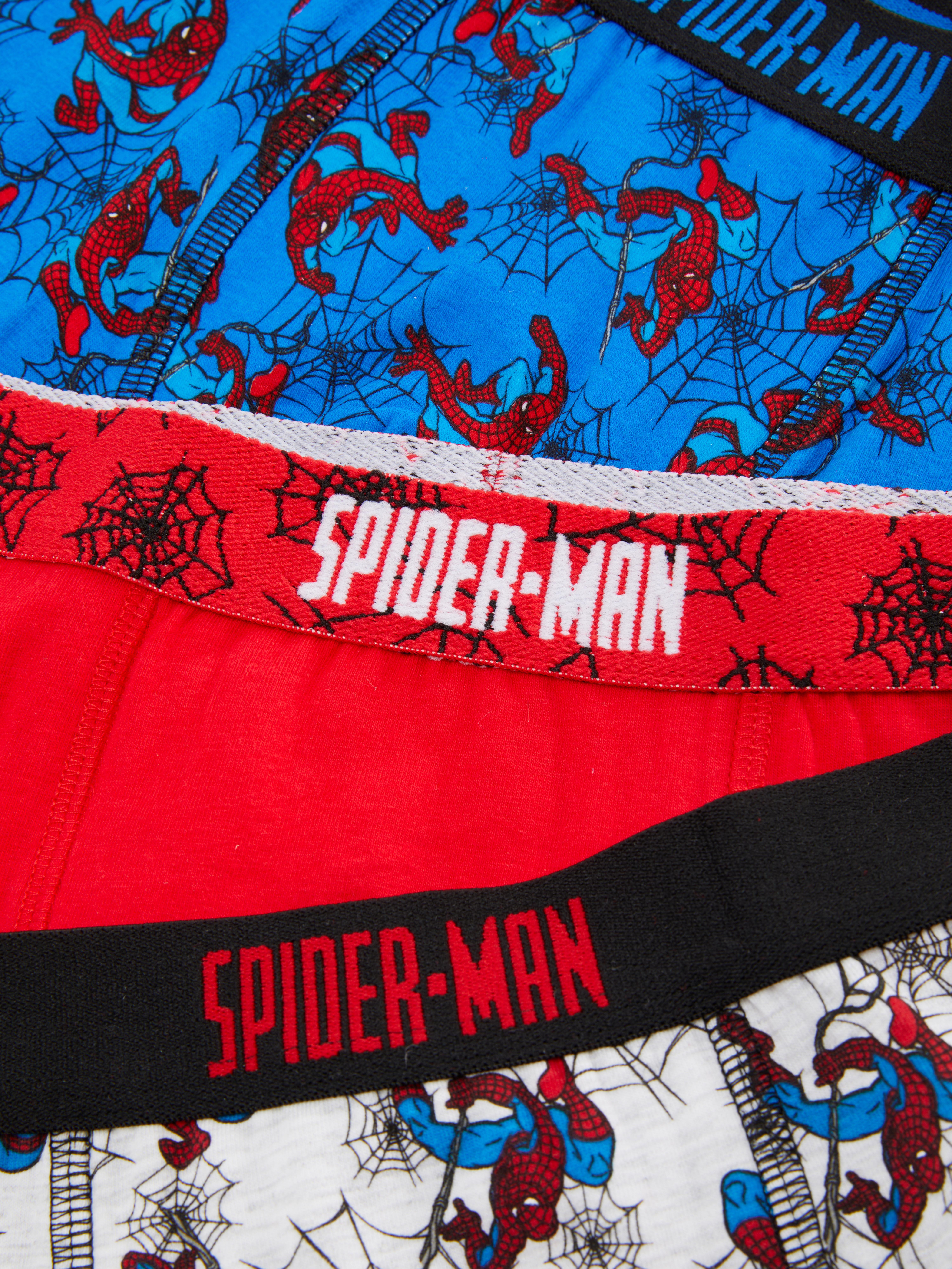 Boxeri MARVEL Spider-Man, set de 3 Trei boxeri colorați cu modele Spider-Man