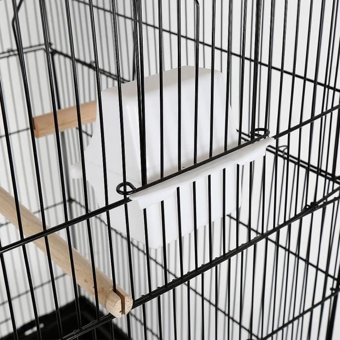 Cage Oiseaux 46 x 35.3 x 92 cm - pour Perruche Perroquet Canari Mandarin Extérieur