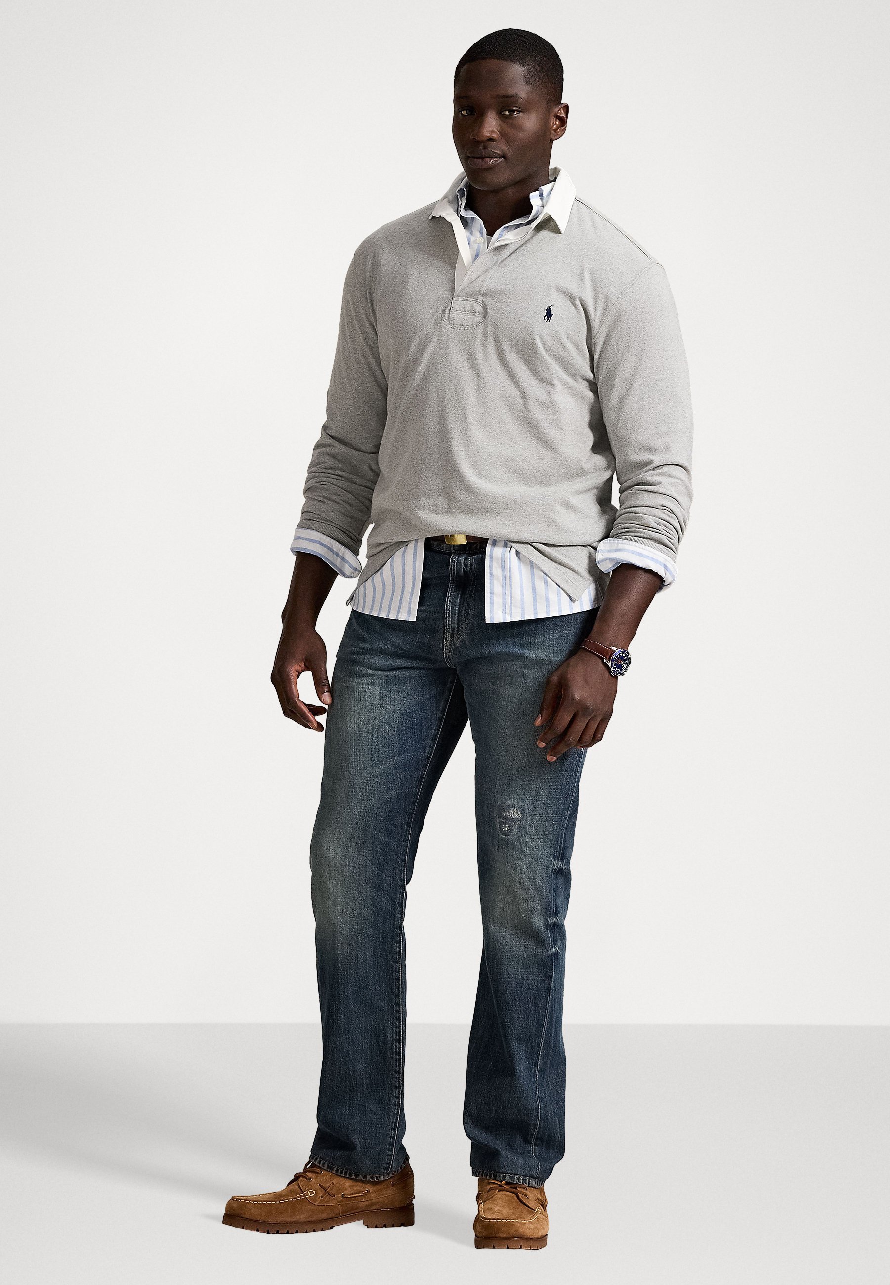 Polo Ralph Lauren Big & Tall LA MAGLIA DA RUGBY ICONICA - Polo - andover heather