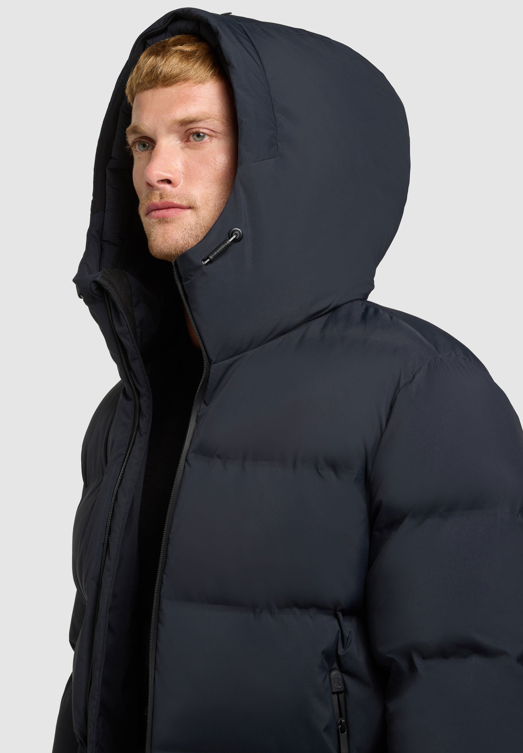 khujo CAIUS3 - Cappotto invernale - blu porto