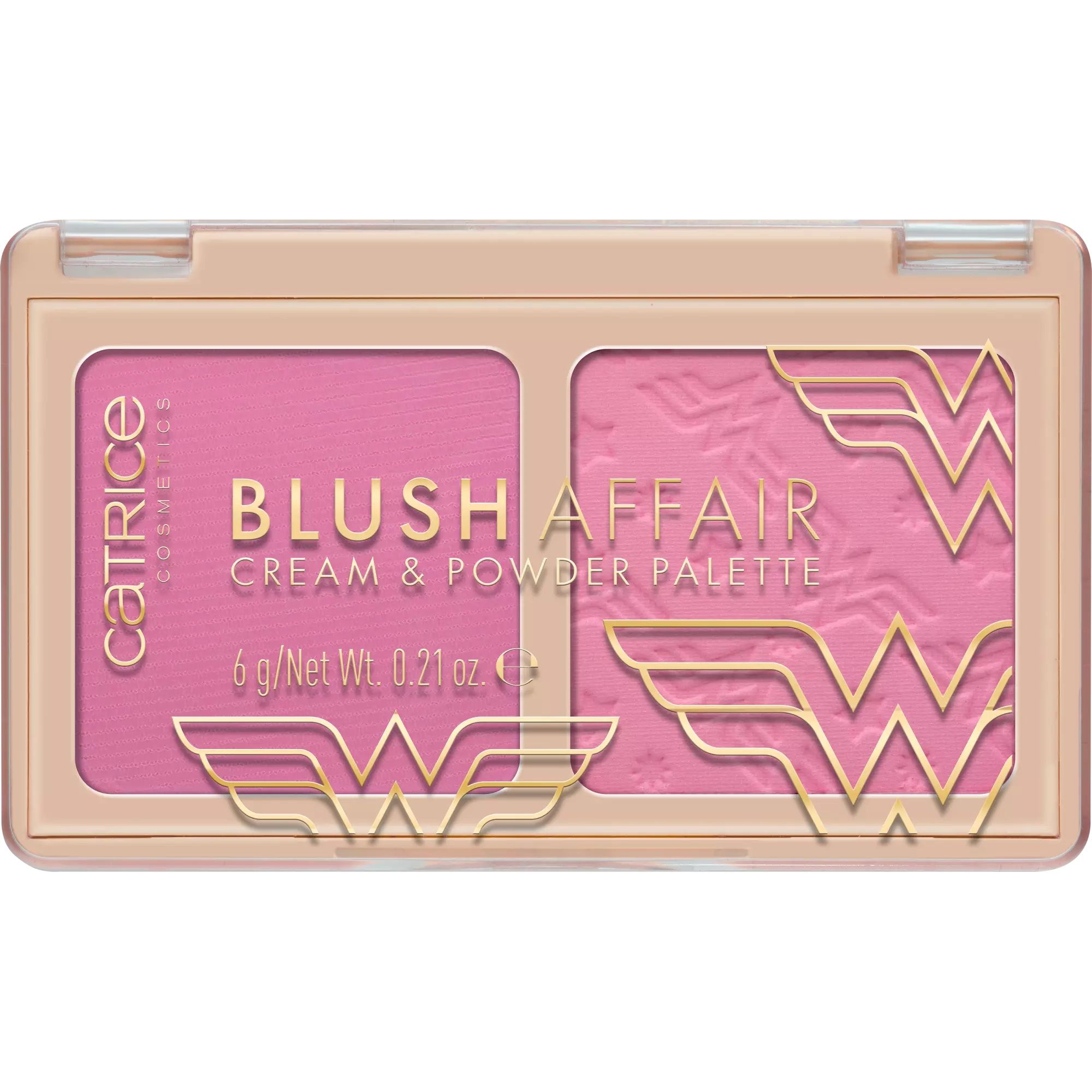 „Wonder Woman Blush Affair“ skaistalų paletė Skaistalai