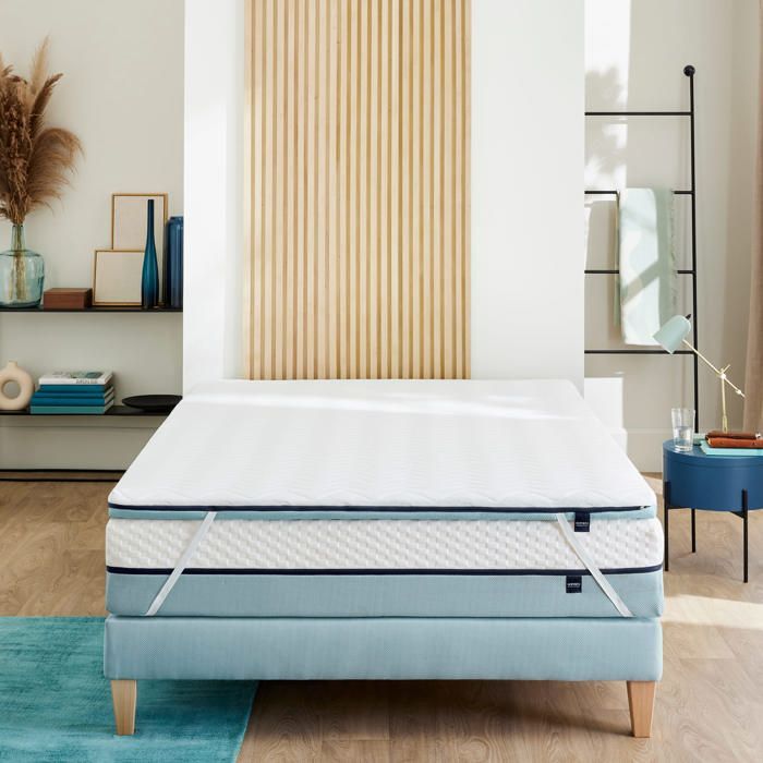 Surmatelas mémoire de forme 90x190 7 cm Someo Songe