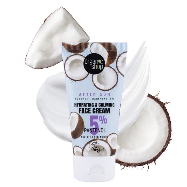 Organic Shop Napozás utáni hidratáló és nyugtató arckrém 50ml