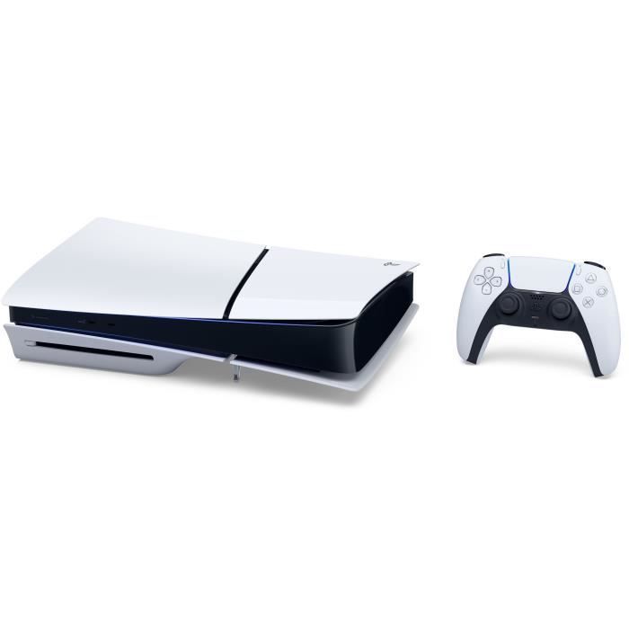 Pack PS5 Standard (avec lecteur CD) : Console PlayStation 5 (Modèle Slim) + NBA 2K26 (code dans la boite)
