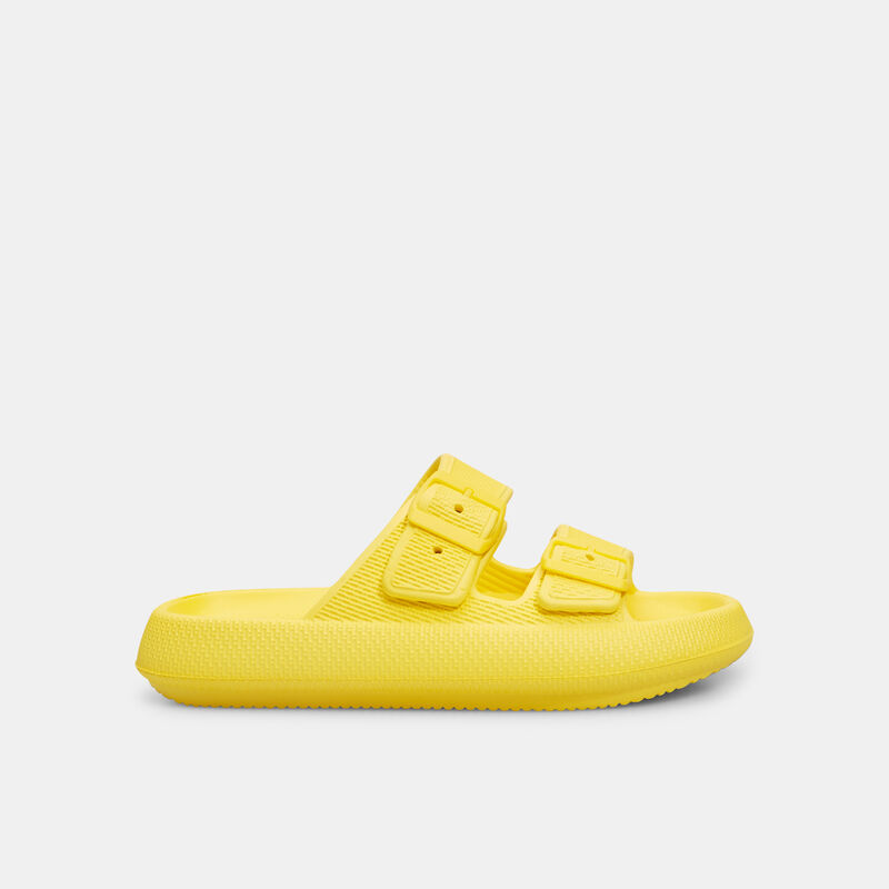 Damesplateauslippers met bandjes