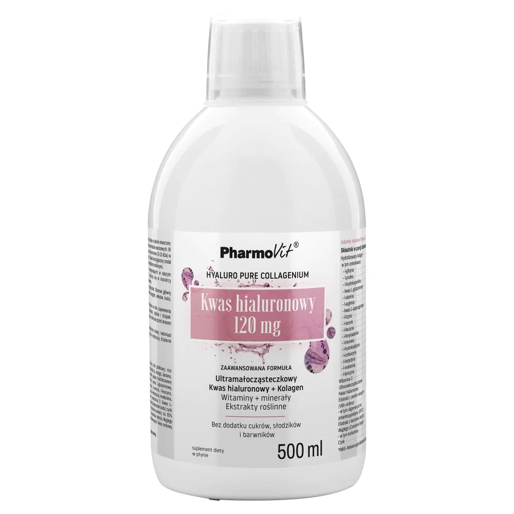 PharmoVit Kwas hialuronowy 120 mg Płyn