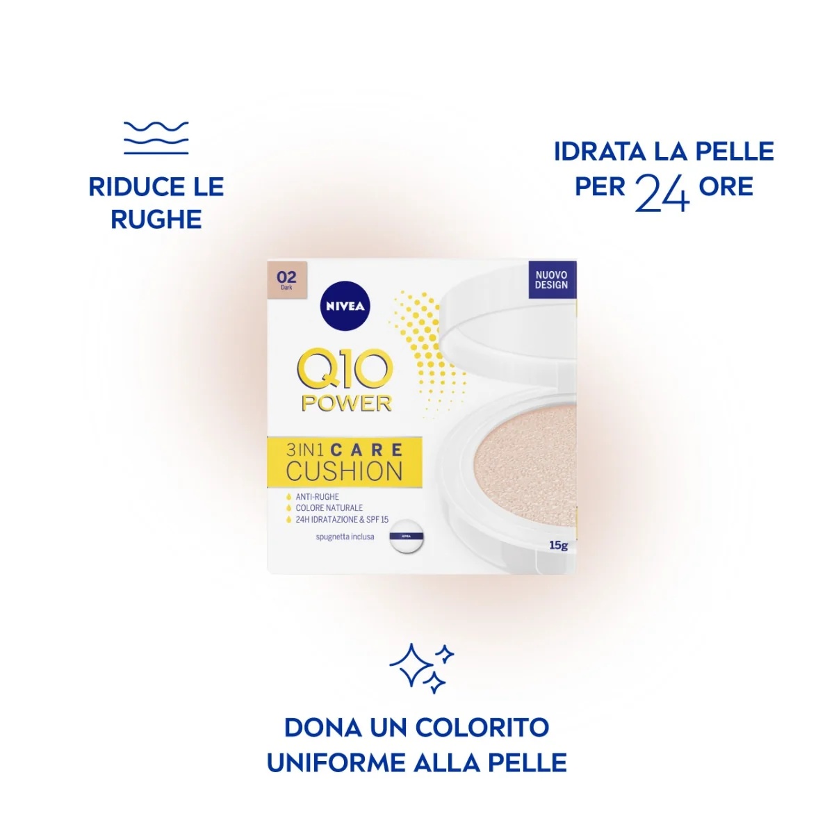 NIVEA Q10 Plus Anti-Age 3-in-1 Skin Case Licht/Medium Anti-rimpel, Hydraterend
