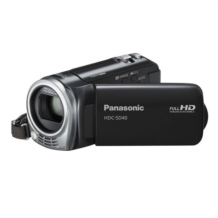Videocamera digitale PANASONIC HDC-SD40 nera