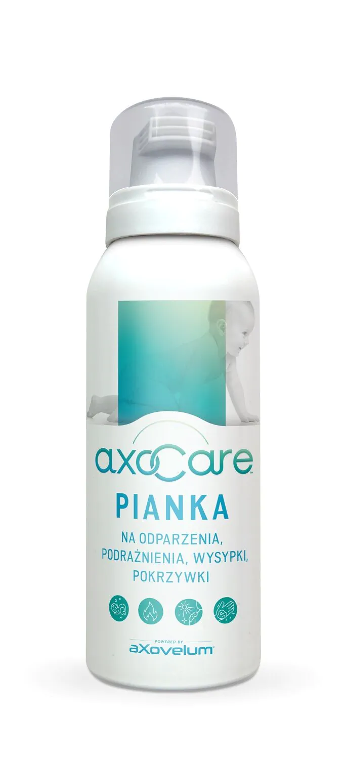 Axocare Pianka dla dzieci na odparzenia, podrażnienia, wysypki, pokrzywki