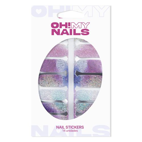„Oh My Nails“ blizgučių lipdukai Nagų dekoravimas ir nagų dailė
