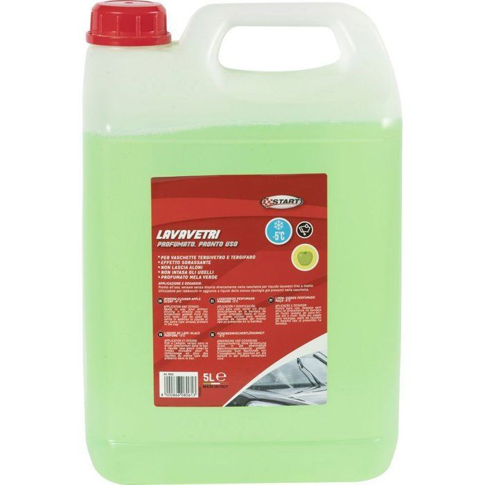 Líquido limpiaparabrisas Start, aroma a manzana verde, -5 °C, 5 L