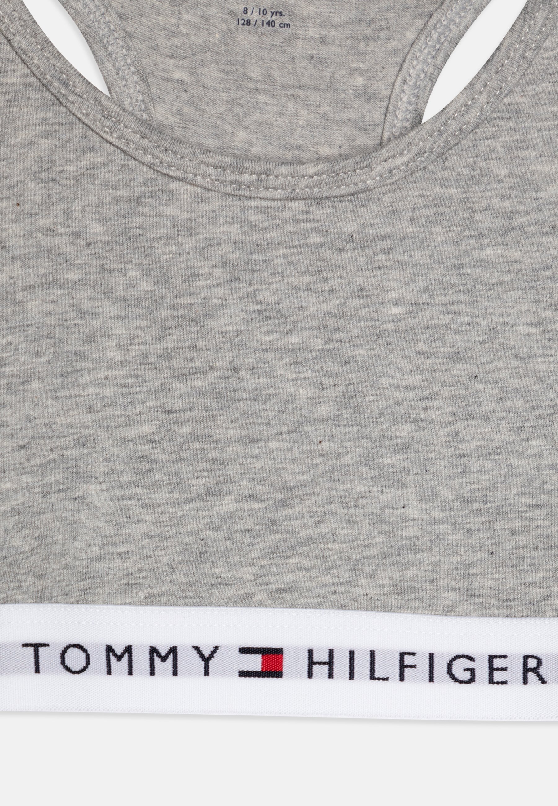 Tommy Hilfiger BRALETTE 2-PACK - Bustier - wit/lichtgrijs gemêleerd