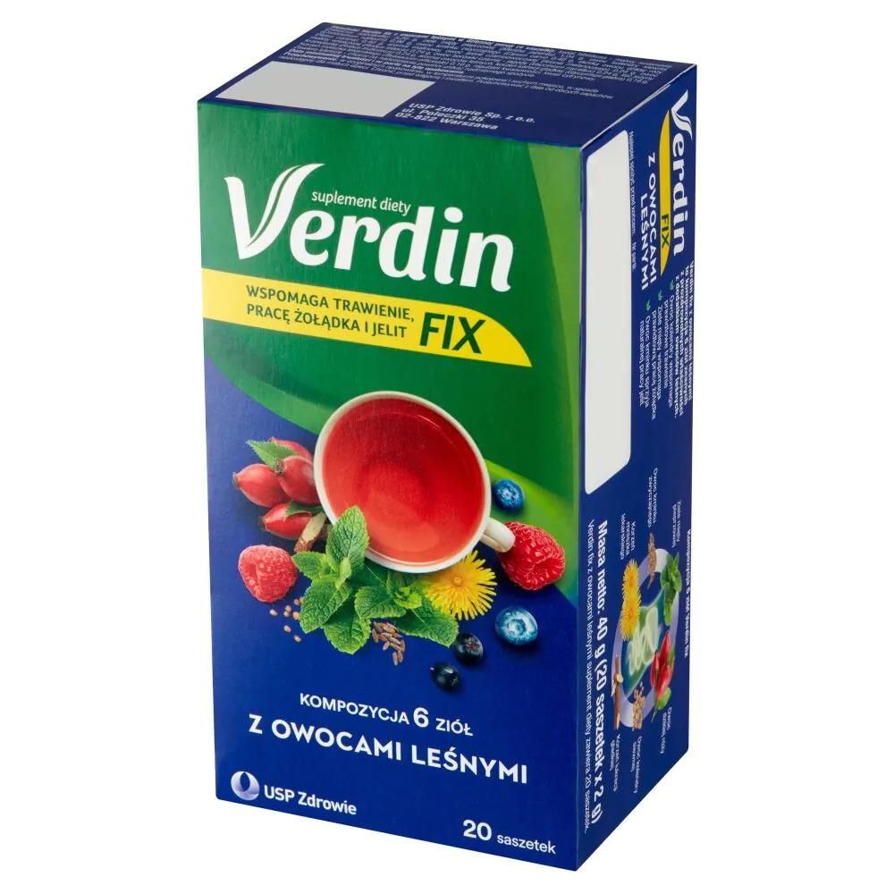 Verdin Fix Z Owocami Leśnymi, Zioła w saszetkach