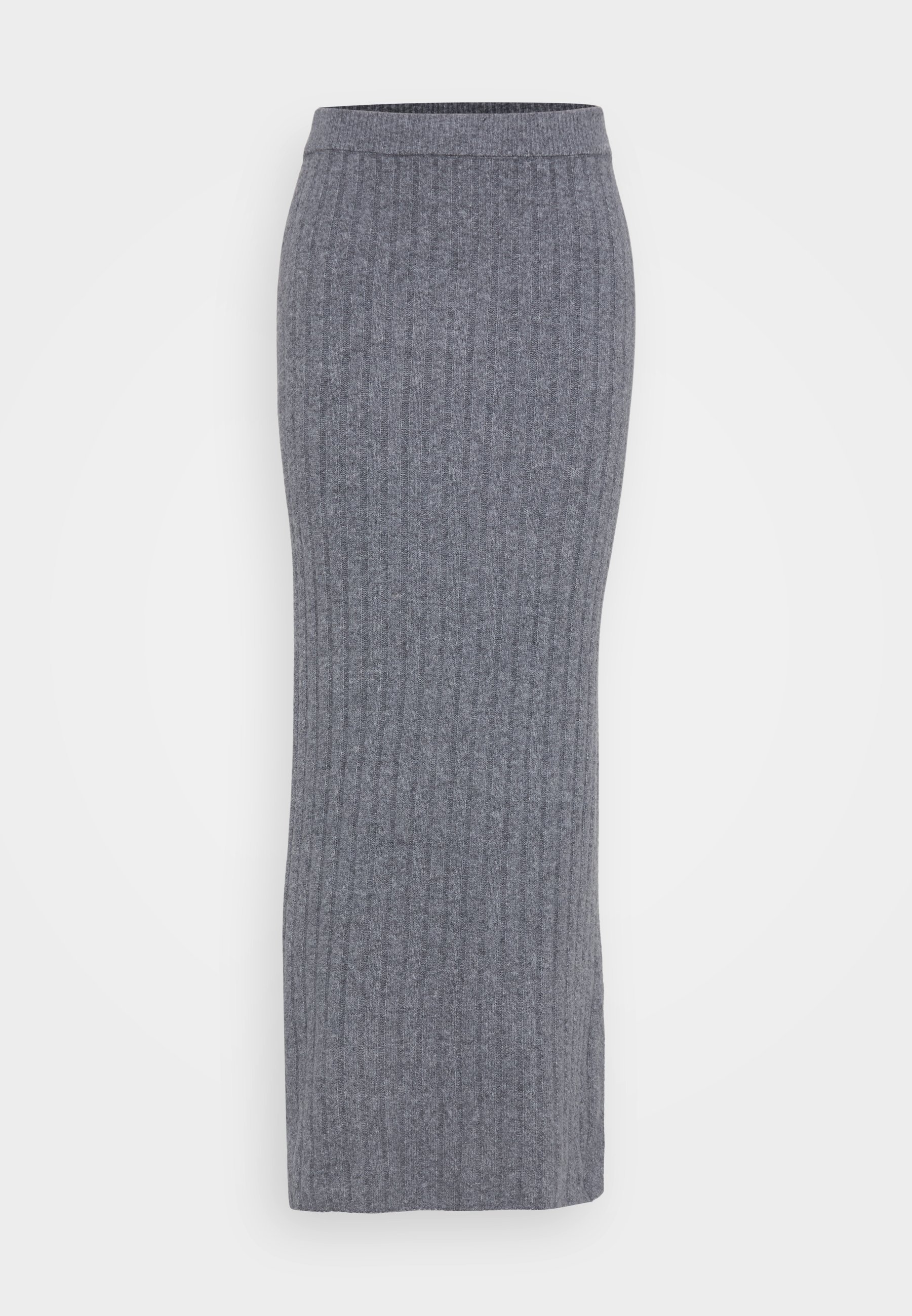 ONLY Tall ONLJEANETT LIFE LONG SKIRT - Gonna lunga - grigio melange medio