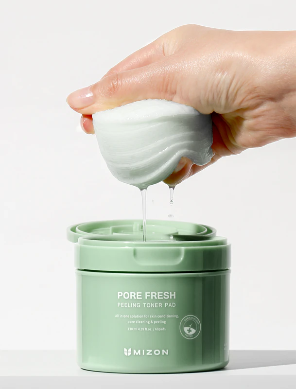 Mizon Pore Fresh exfoliační pleťové tampony pro citlivou pleť se sklonem k nedokonalostem