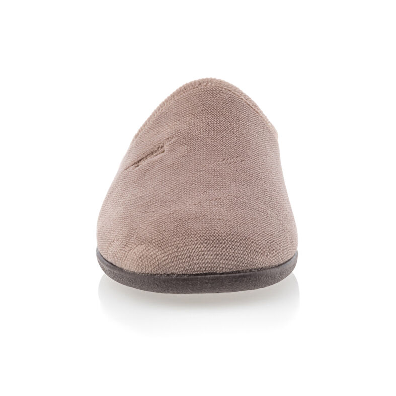 Beige tofflor för män