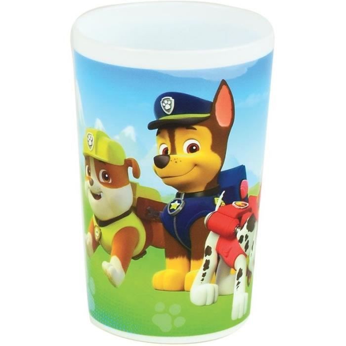 Tableware set - FUN HOUSE - PAW PATROL - Glass, 2 soup plates Ø16 cm, cutlery, water bottle, tumbler and mug