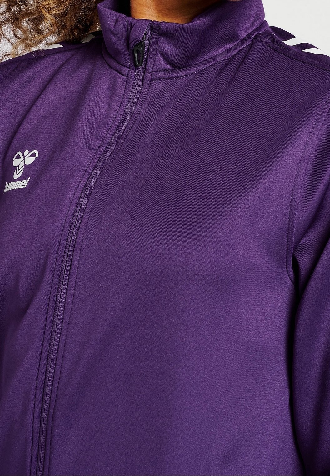 Hummel-sweatshirt met rits - paars