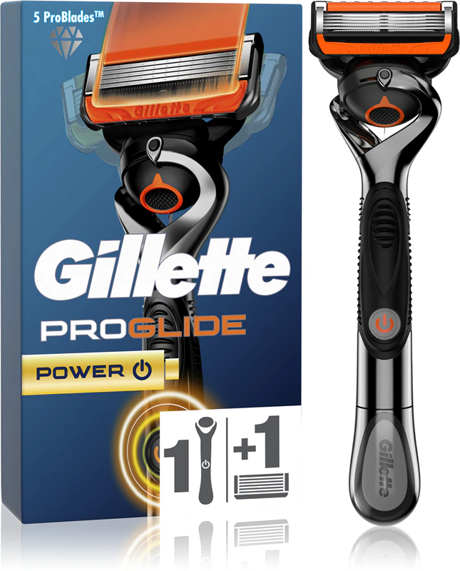 Holiaci strojček Gillette ProGlide Power na batérie + náhradná hlavica