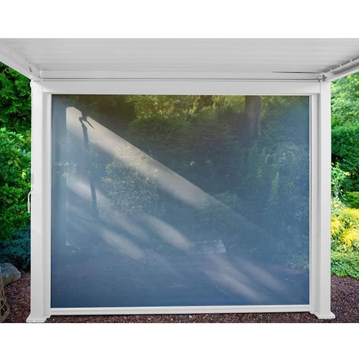 Toldo - Chalet y Jardín - Para pérgola bioclimática - 4 m - Blanco