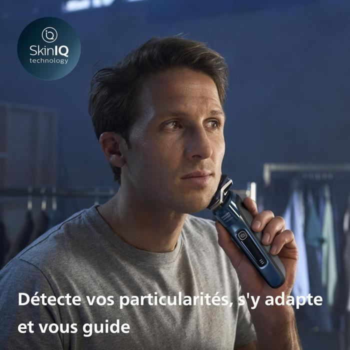 Electric shaver - PHILIPS - S7885/63 - Wet & Dry - Retractable trimmer - 90,000 cuts/minute