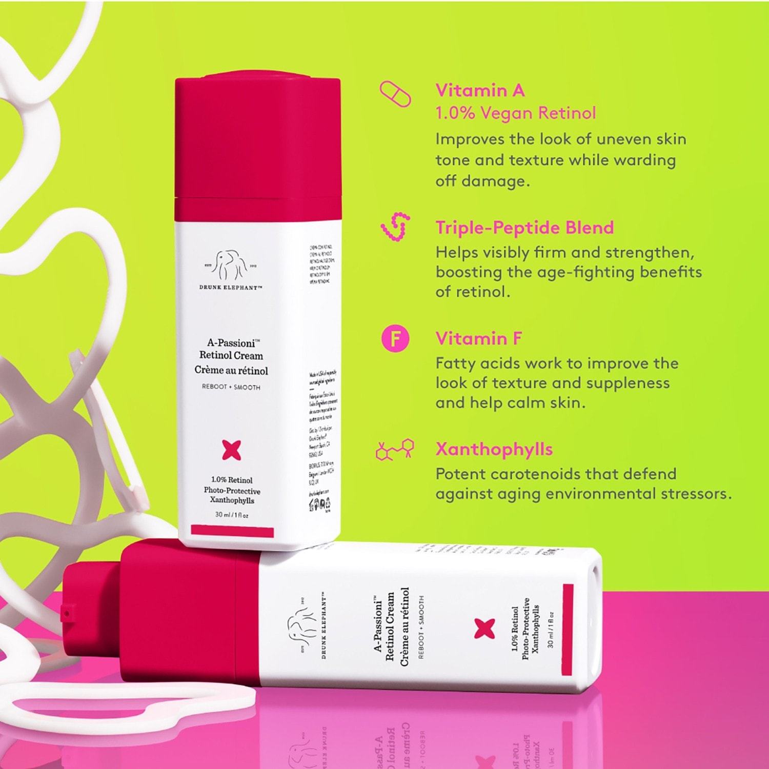 Drunk Elephant Gesichtscreme A-Passioni Retinolcreme - 10 ml