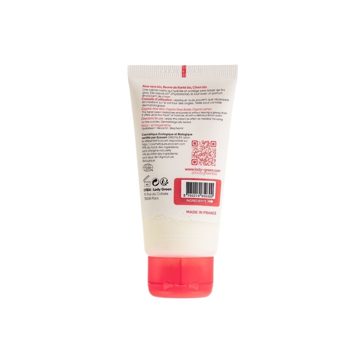 Lady Green Crème mains nutri 4H