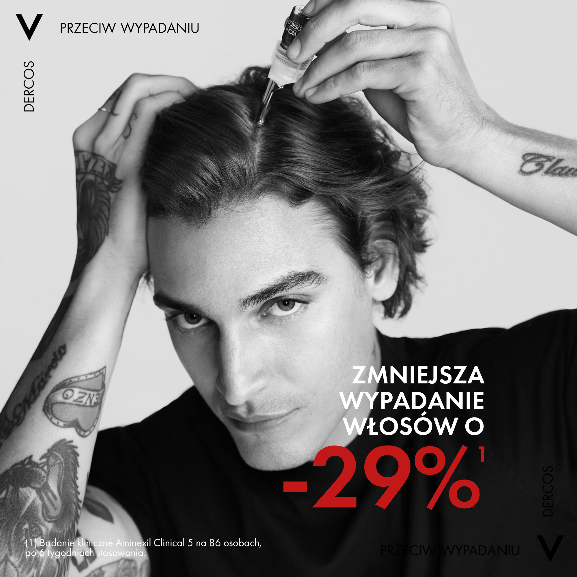Vichy kompleksais līdzeklis pret matu izkrišanu 6x21ml Dercos Aminexil Clinical