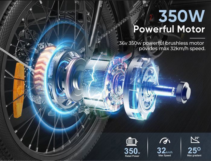 Samebike CY20 - Vélo électrique pliable 20