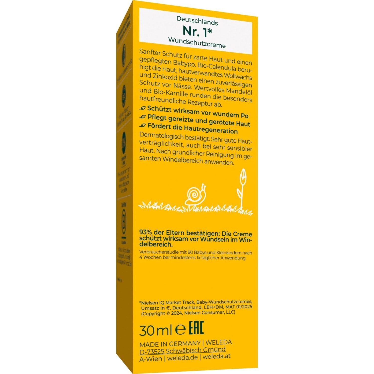 Weleda kūdikių kremas su medetkų ekstraktu apsaugai nuo vystyklų bėrimo – 30 ml