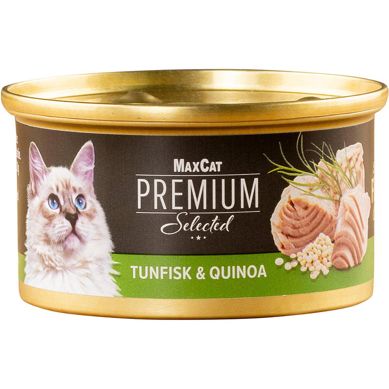 MaxCat Premium Katzenfutter 85 g Thunfisch und Quinoa Maxcat