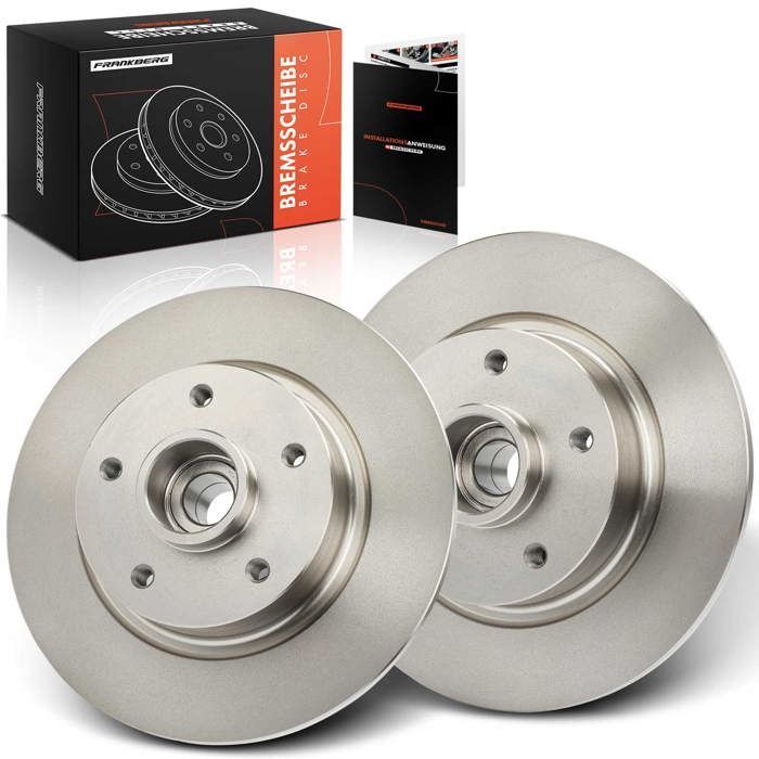 Frankberg 2x disques de frein essieu arrière pour Renault Fluence L3 Grand Scénic III JZ0/1 Année dès 2009